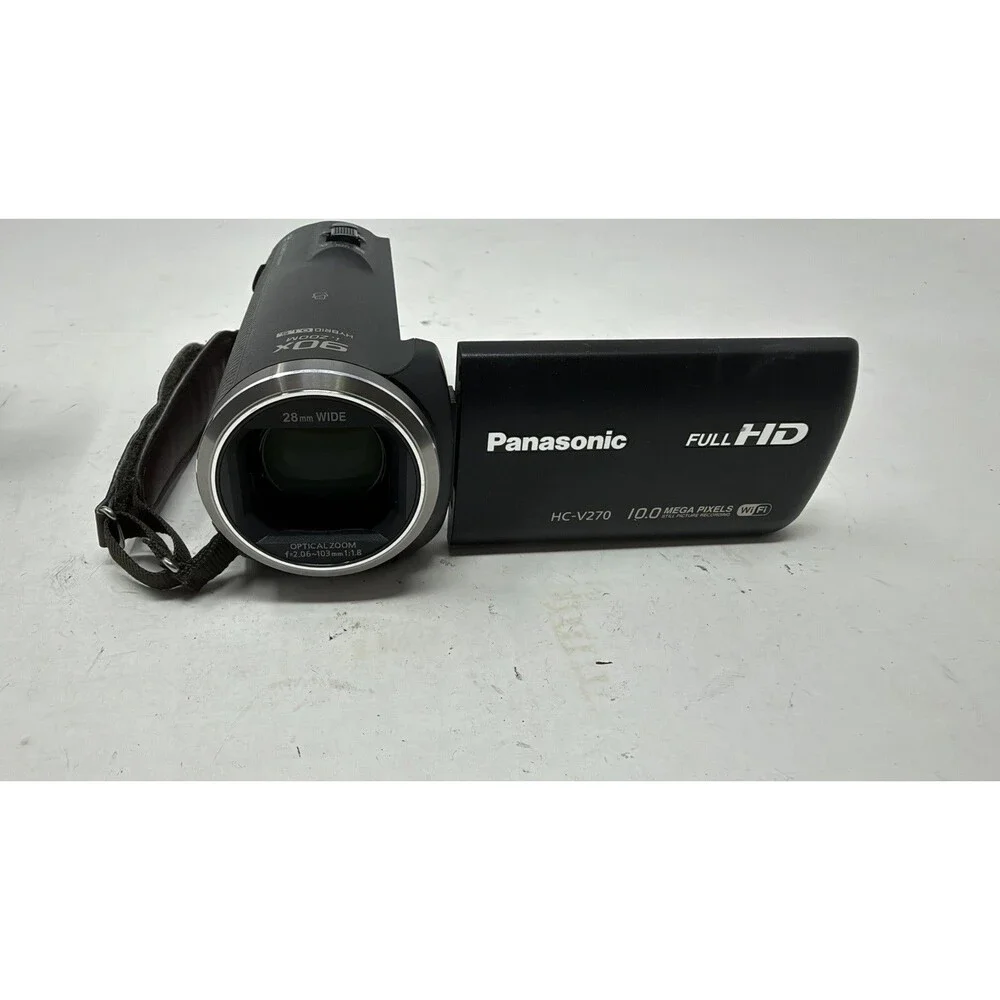 Panasonic HC-V270 Camcorder Full HD 10.0MP - Tested Working